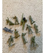 Louis Marx &amp; Co  Toy Soldiers Green WWII Figures - $80.00