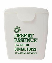 NEW Desert Essence Tea Tree Oil Dental Floss Thicker and Stronger 50 yds 45.7m - £6.58 GBP