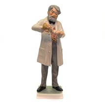Vintage W. Goeble Doctor With Baby Figurine Statue FF325 W. Germany 1971 9&quot; - £98.04 GBP