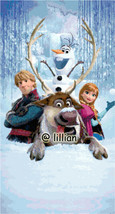 New *Frozen Anna Olaf Kristoff Sven Potrait* Counted Cross Stitch Pattern - £3.83 GBP