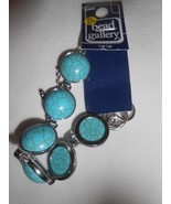 Brand new Halcraft Bead Gallery adjustable Bracelet turquoise color jewe... - £5.96 GBP