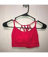 Fabletics Strappy Back Sports Bra Pink Size XS - $12.86