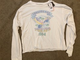 NWT Grayson Threads Women&#39;s Forever Legends 1994 Long Sleeve Cropped Graphic Tee - £9.45 GBP