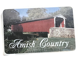 New Deck of Playing Cards Amish Country Colorful Covered Bridge Design  - £11.21 GBP