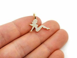 1 Ct Round Cut Simulated Cartoon Character Gift Pendant 14K Yellow Gold Plated - £85.26 GBP