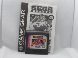 NFL 95 Sega Game Gear Cart &amp; Manual Only - $1.95