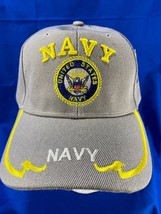 United States Navy Ball Cap/ Hat - Gray - One Size - $6.97