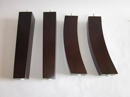 10&quot; Tapered Wood Legs for Sofa &amp; Chair  Dark Brown- Set of 4 - $39.59