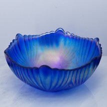 Fenton Blue Purple Iridescent Art Glass Bowl 9&quot; - £85.43 GBP