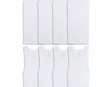 Fruit of the Loom Boys&#39; Tagless White Tank Tops, Pack of 8, Size Small 6-8 - $16.95