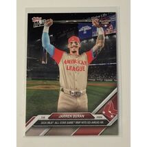 Jarren Duran RC All-Star Game MVP 2024 MLB TOPPS NOW Card 438 Boston Red... - $19.79