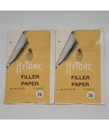2 Vintage Hytone Loose Leaf Lined Filler Paper 71 Sheets Each 8.5”x5.5” NOS - $276.59 MXN