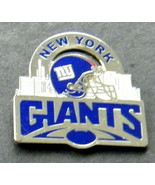 NEW YORK GIANTS NFL FOOTBALL CITY SKYLINE LAPEL PIN BADGE 1.25 INCHES - £4.98 GBP