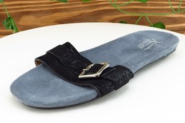 Clarks Artisan Sz 8 M Black Slide Leather Women Sandals - £15.55 GBP