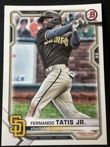 2021 Bowman Baseball Fernando Tatis Jr. #87 San Diego Padres - £2.57 GBP