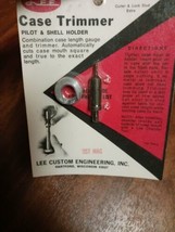 Lee Precision Case Trimmer Pilot &amp;Shell Holder .357 MAG - $7.91