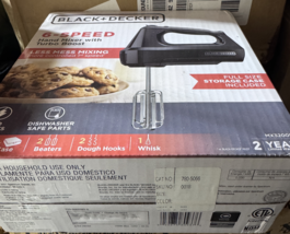 Black + Decker 6-Speed Hand Mixer with Turbo Boost + Attachments - $35.54