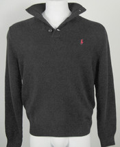 NEW! Polo Ralph Lauren Classic Mens Button Neck Sweater!  5 Colors - £52.07 GBP