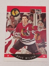 Doug Wilson Chicago Blackhawks 1990 Pro Set Card #63 - £0.78 GBP