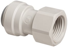 John Guest Acetal Copolymer Tube Fitting, Flat End Adaptor, 3/8&quot; Tube OD... - $37.24+