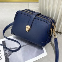 Fashionable Small Women&#39;s Bag  Multi-Layer Zipper Shoulder Crossbody Bag Casual  - £25.57 GBP