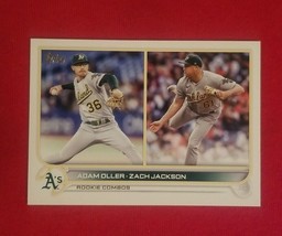 2022 Topps Update Adam Oller / Zach Jackson Rookie Rc #US254 Free Shipping - £1.40 GBP