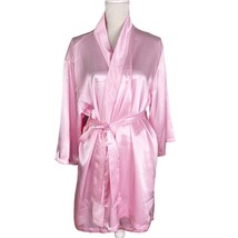 Jovannie Robe Kimono Pink Satin 1X/2X New - £19.66 GBP