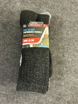 Dickies 3 Pairs Wool Blend Heavy Weight Steel Toe Crew Socks Shoe Size 6-12 NEW - £7.84 GBP