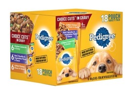 Pedigree Adult Chicken, Beef, Pasta and Vegetables in Gravy Wet Dog, 18 Pouch - £30.59 GBP