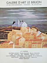 JEAN-PIERRE Cappron - Affiche Originale D&#39;exposition - Poster - -1988 - £104.66 GBP