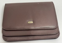 Vintage Buxton Buxhyde Brown Leather Wallet Clutch Purse Bag With Orig Inserts - £17.91 GBP