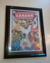 Justice League of America Poster # 2 FRAMED Society Crisis JLA 21 Mike Sekowsky - $74.99
