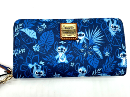 Disney Dooney &amp; and Bourke Stitch Wallet Wristlet NWT Blue Lilo 2024 - $237.59