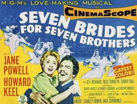 Seven Brides For Seven Brothers - 1954 - Movie Poster Magnet - £9.58 GBP