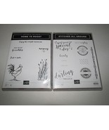 Lot of 2 Stampin&#39; Up Sets -Home to Roost  &amp; Stitched All Around - £13.97 GBP