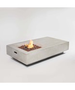 60&quot; Concrete Fire Pit Table: Outdoor Patio - $18,972.82 MXN