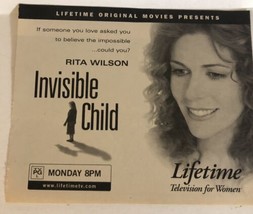 Invisible Child Tv Movie Print Ad Vintage Rita Wilson TPA2 - £4.69 GBP