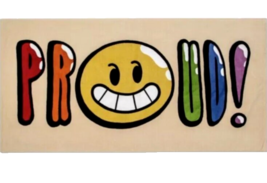 Take Pride LGBTQ Beach Towel 36" x 74" "PROUD" 100% Cotton Super Soft Towel image 6