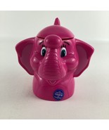 Ringling Bros Barnum Bailey Pink Elephant Flip Top Cup Circus Souvenir V... - $37.84 CAD