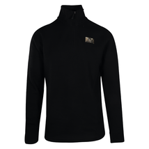 Realtree Men&#39;s Sweater Charcoal Black Mock Neck Long Sleeve (S03) - £20.98 GBP