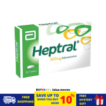 1 X Abbot Heptral 500MG Ademettione Liver Health Supplements 20 Tablets ... - £50.13 GBP