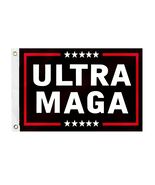 Trump 2024 Ultra MAGA Boat Nautical Flag 12x18in 220D Nylon Vivid Color - $182.86 MXN