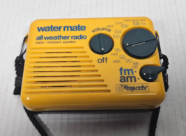WEAR Vintage Rhapsody Water Mate All Weather AM FM Radio Water Resistant RY-133 - £11.98 GBP