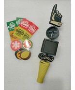 Curious Traveler Rotating Pointer Finger Mustache 14" Draft Beer Tap Handle - $18.00