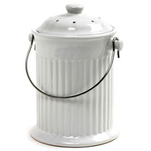 Norpro, White , 1 Gallon Ceramic Compost Keeper, One Size - $41.79