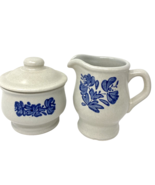 Pfaltzgraff Yorktowne Creamer Pitcher and Sugar Bowl with Lid - $26.02 CAD