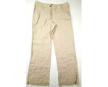Willi Smith Women&#39;s Linen Pants Size 8 Beige TL29 - $8.90