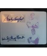 Ford Whitey Koufax Sandy Los Angeles Dodgers New York Yankees Greatest P... - $68,385.36 CAD