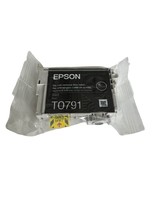 Genuine Epson Black Ink Cartridge T0791 Vacuum Sealed - £18.16 GBP