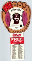 Pepsi Baseball Trading Card 1977 Manny Sanguillen Oakland A&#39;s MLB Trade Diecut - £7.88 GBP